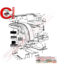 Prolunga protezione in gomma 3539743M2 MF serie 300