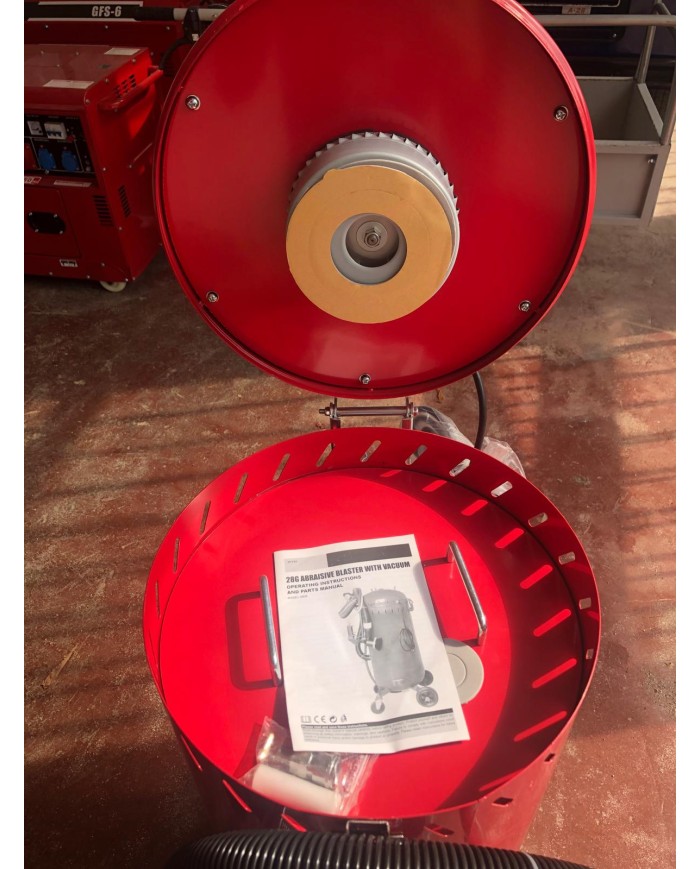 Sabbiatrice/aspiratore portatile