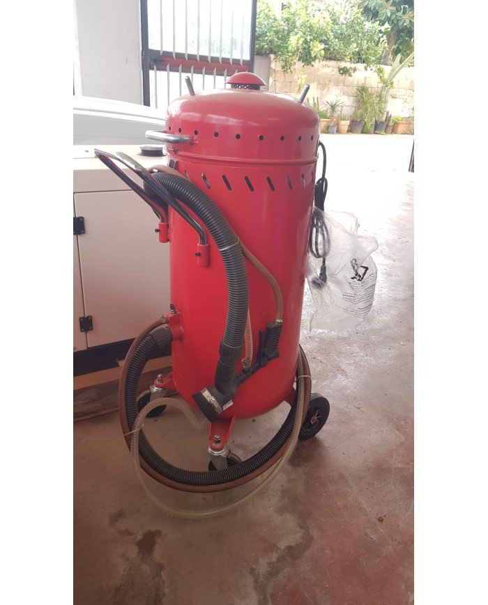 Sabbiatrice/aspiratore portatile