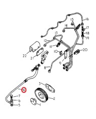 Tubo carburante compatibile con Case IH 3144265R1