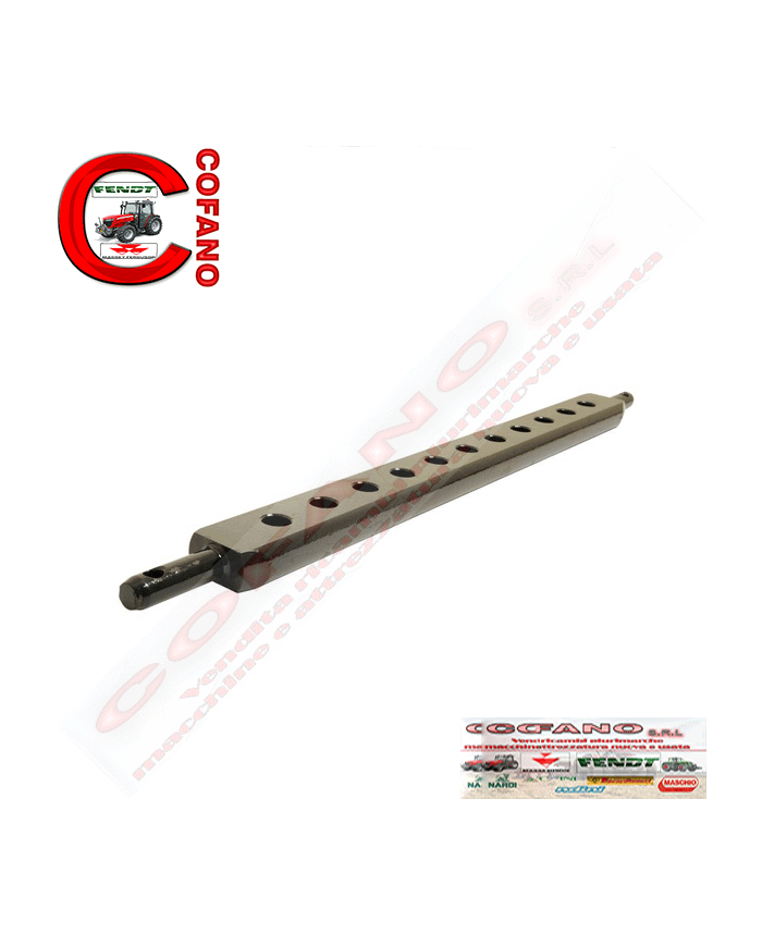 Barra di traino Cat. 1 Ø 22 mm Lung 765 mm