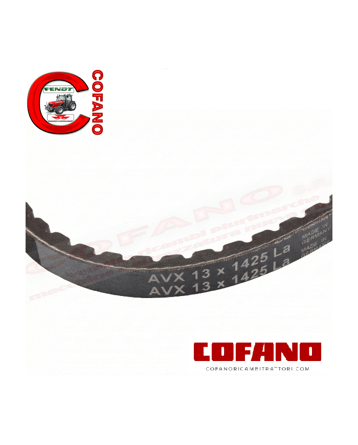 Cinghia trapezoidale AVX 13x1425 La compatibile con Case IH 3218952R1