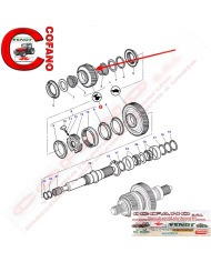 Ingranaggio cambio Z26 MF 3070-3080-3115
