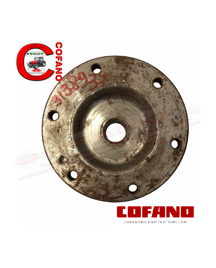 Flangia pompa acqua compatibile con Case IH 3138937R1