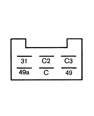 Relè Hella 6 contatti Agco