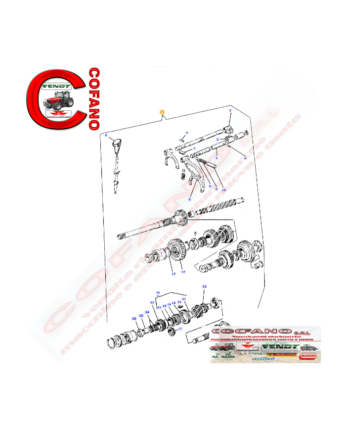 Kit 3540899M91 per inversore MF serie 300
