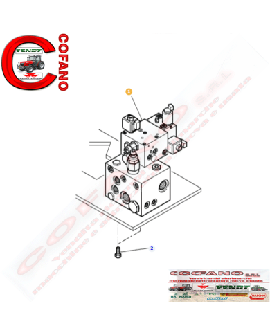 Valvola di pressione 4274585M91 MF serie 8400
