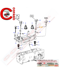 Leva cambio Agco 3532937M2