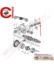 Ghiera di bloccaggio M40 x 1.5 MF Landini