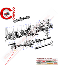 Ingranaggio assale anteriore Agco 1422770M1