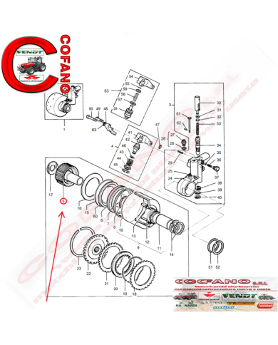Ingranaggio Agco 532892M1