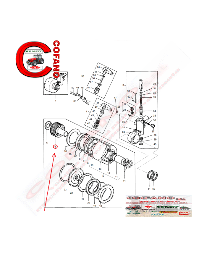Ingranaggio Agco 532892M1