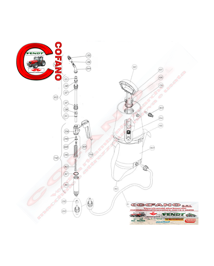 Vaporizzatore a pressione 5 L