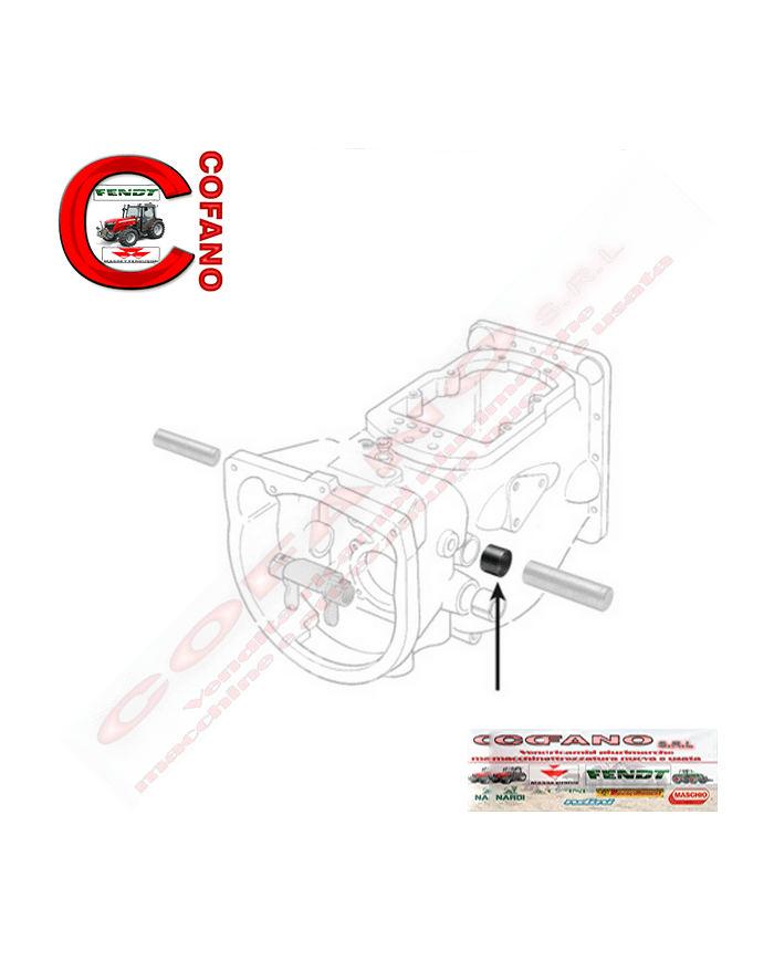 Boccola dell'albero Ø 27x25 mm