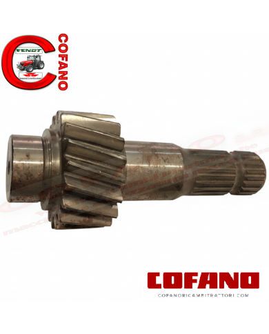 Albero PTO millerighe compatibile con Case IH 3221037R1