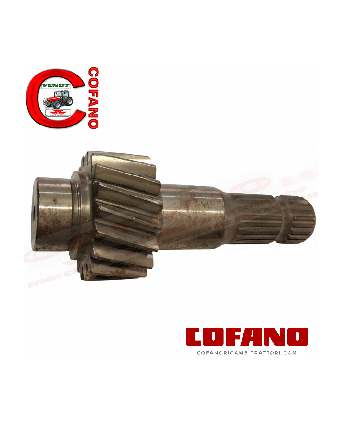 Albero PTO millerighe compatibile con Case IH 3221037R1