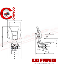 Sedile Universale con sospensione TS23000GP