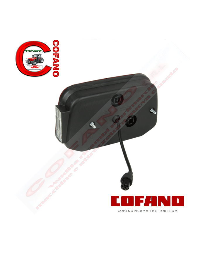 Fanale posteriore con passacavo ( DX-SX )