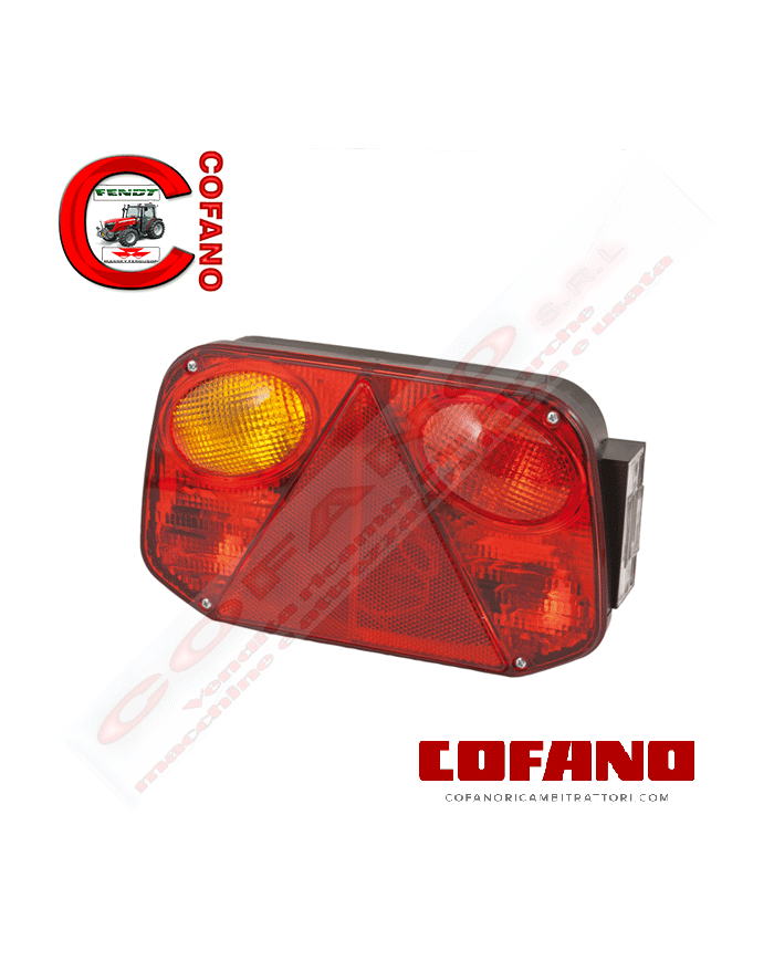 Fanale posteriore con passacavo ( DX-SX )