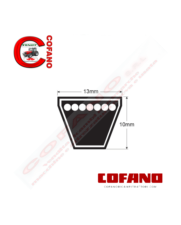 Cinghia AVX13 x 1225 mm