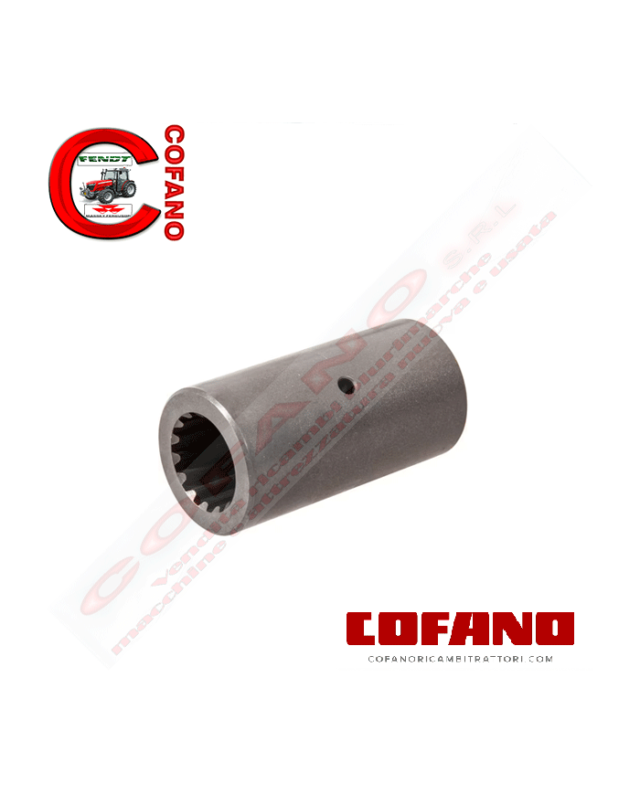 Boccola scanalata Z15 L80 mm