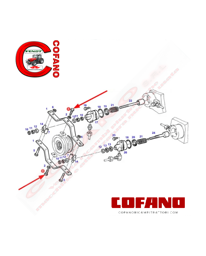 Vite prigioniera M12 Fendt 822100220390