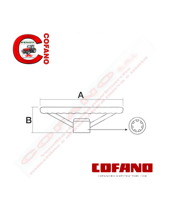 Volante Ø 390x85 mm Z42 MF 200