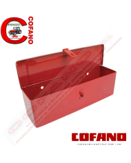 Cassetta porta attrezzi in metallo rossa