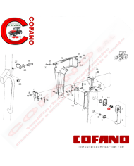 Inserto serratura maniglia Fendt 930 originale F117810030040