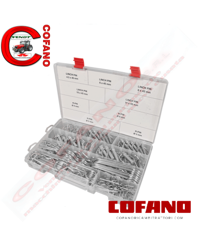 Kit assortimento di spine e coppiglie