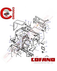 Pannello cruscotto bianco Agco MF serie 300
