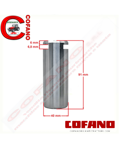 Perno del sollevatore posteriore Agco 716860030080 per Fendt