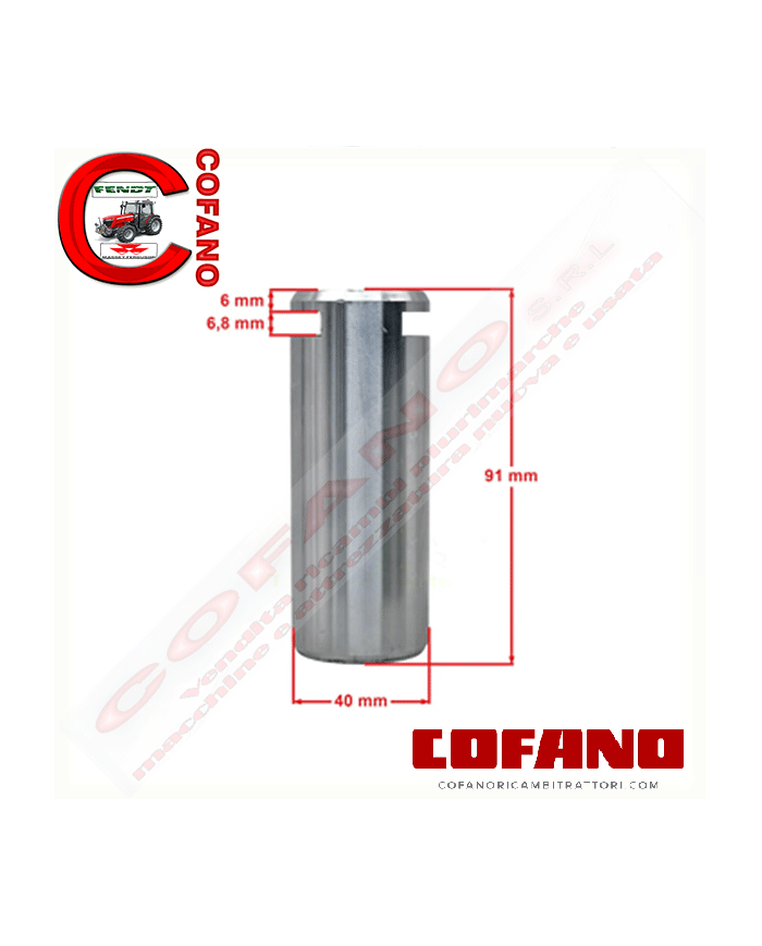 Perno del sollevatore posteriore Agco 716860030080 per Fendt