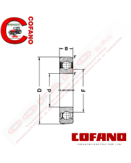 Cuscinetto a gola profonda 63072RS 35x20x21 mm