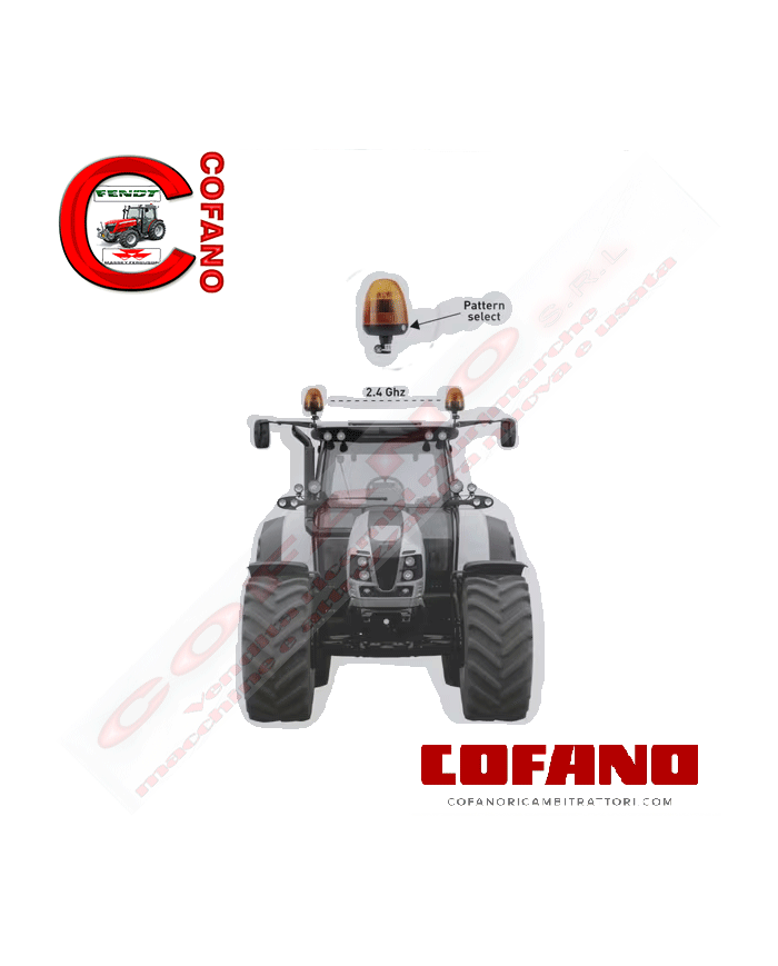 Set 2 lampeggiani led sincronizzabili 12-24V flessibili
