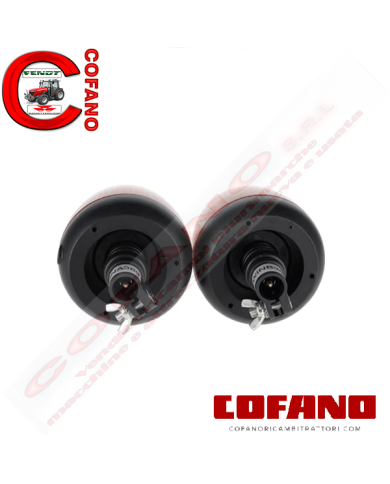 Set 2 lampeggiani led sincronizzabili 12-24V flessibili