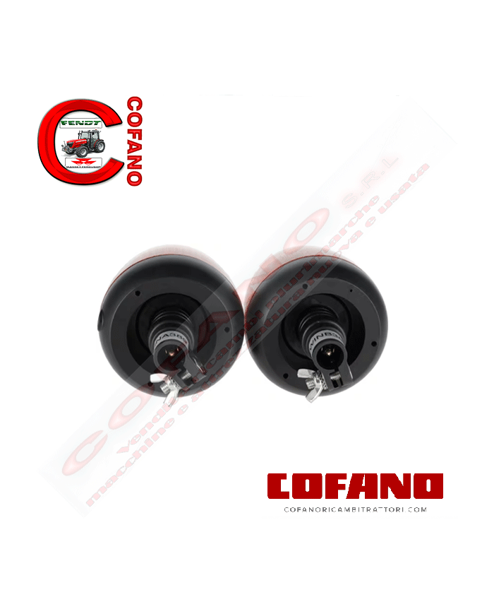 Set 2 lampeggiani led sincronizzabili 12-24V flessibili