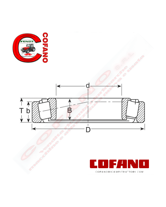 Cuscinetto Orientabile a sfere (LM67048/LM67010)