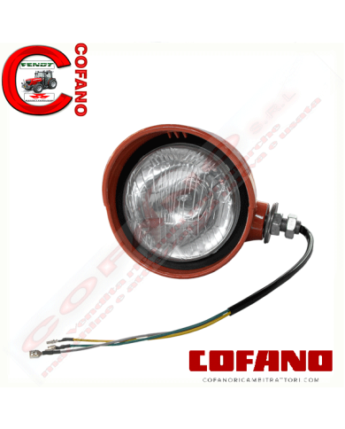Faro anteriore dx/sx 3 luci per Fiat