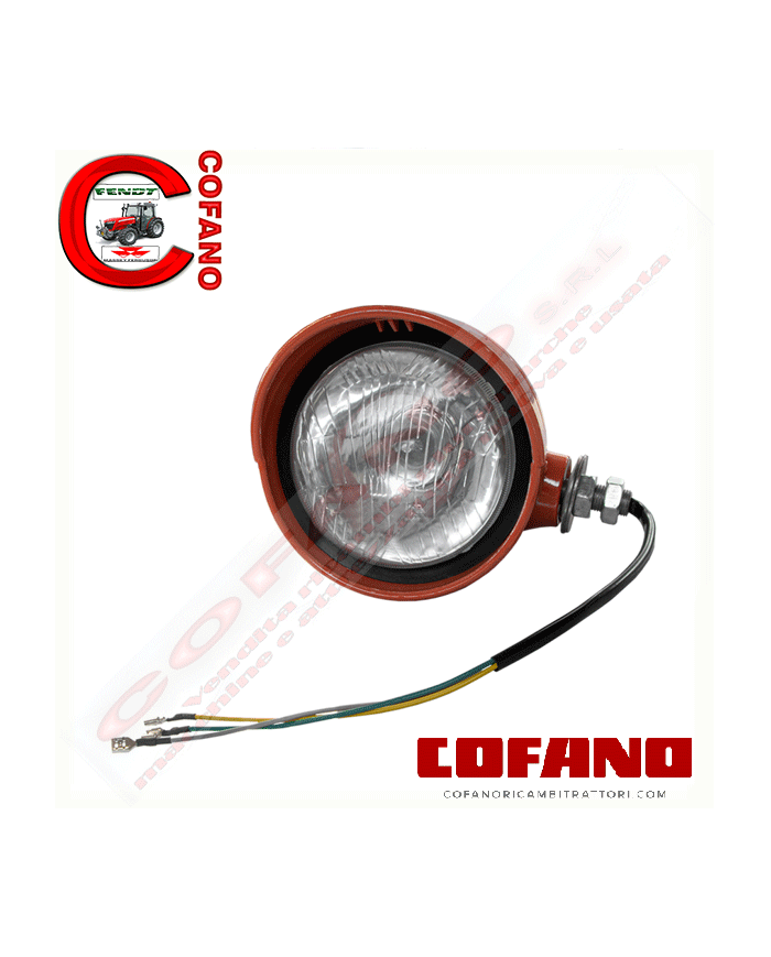 Faro anteriore dx/sx 3 luci per Fiat