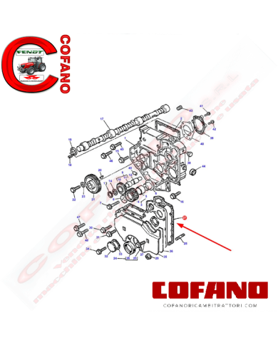 Kit guarnizioni distributore Agco 4224612M1