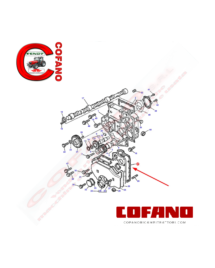 Kit guarnizioni distributore Agco 4224612M1