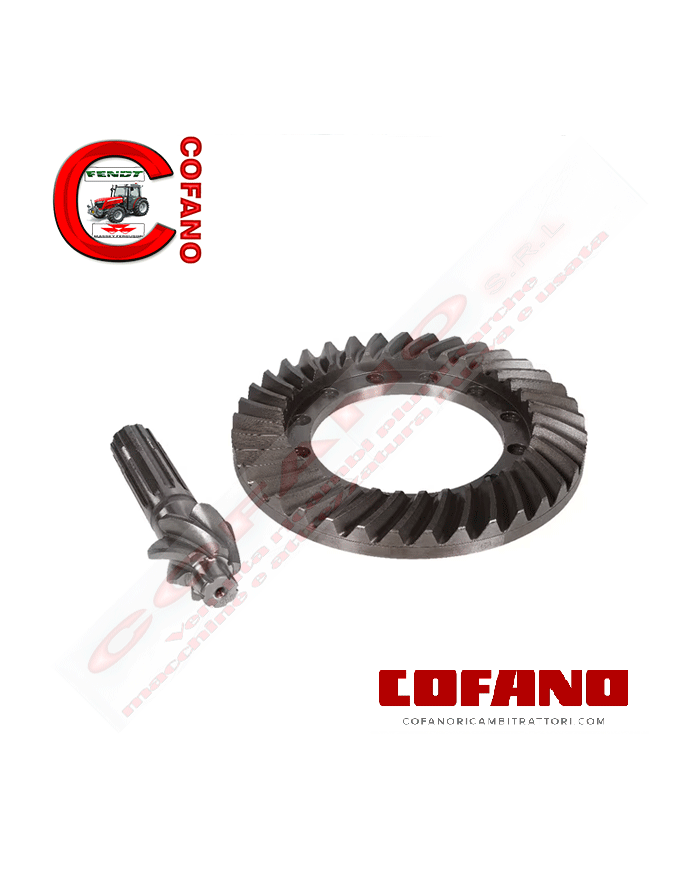 Coppia conica gambo corto