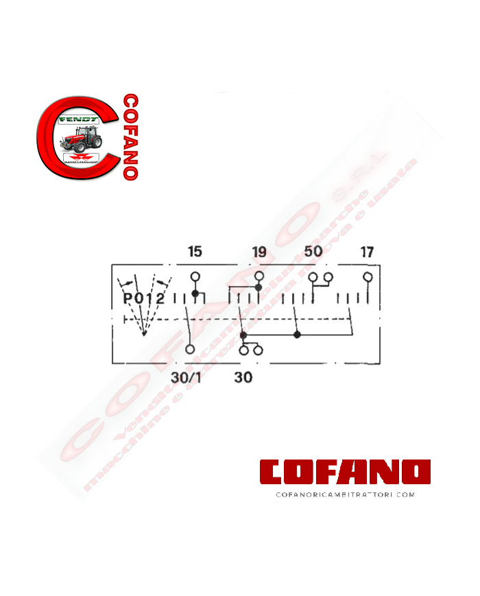 Interruttore di avviamento P-0-1-2 Cobo