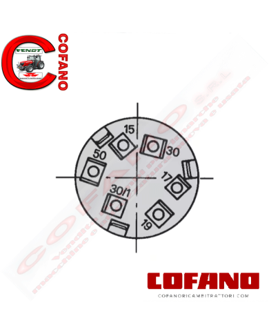 Interruttore di avviamento P-0-1-2 Cobo